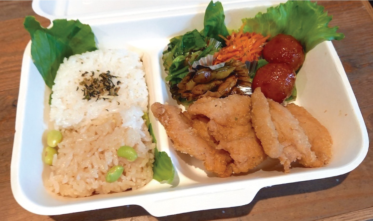 ソイミート竜田揚げ弁当